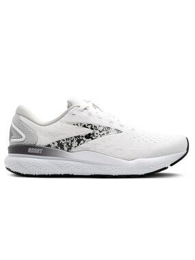 Brooks Women’s Ghost 16 Neutral Running Shoe - White/Oyster/Lava - Size 12